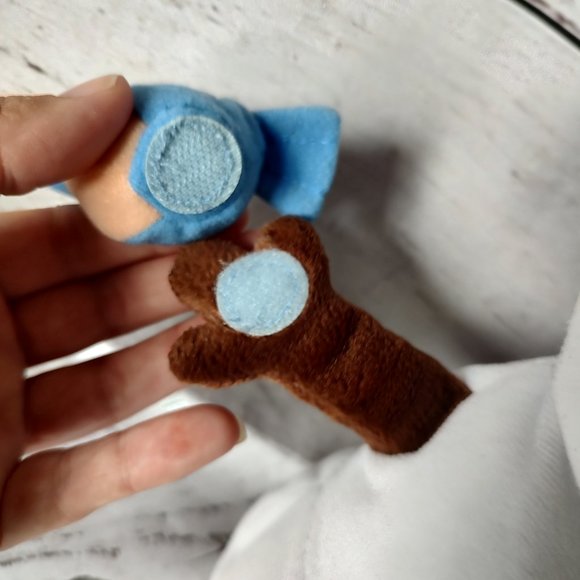 Mary Meyers Plush Snowman With Zipper Hat And Blue Bird - Picture 5 of 10